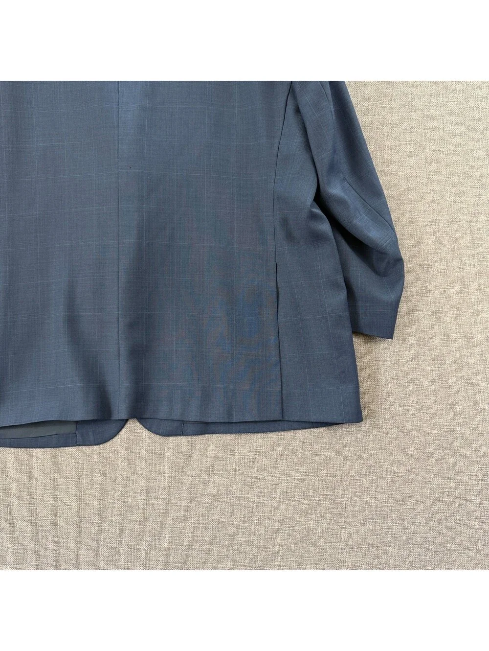 Pronto Uomo Platinum 52R Blue Plaid 2 Button Sport Coat Blazer Modern Fit